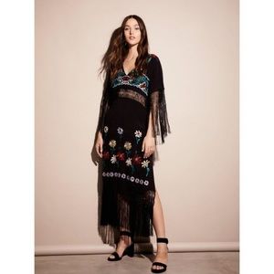 High End crochet and fringe dress size Sm